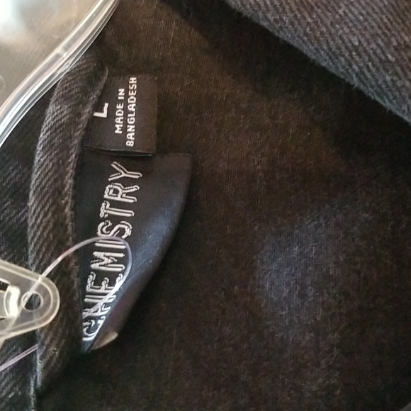 Mens Black Denim King Graffiti Jean Jacket NWT Artwork on Back - Picture 7 of 9